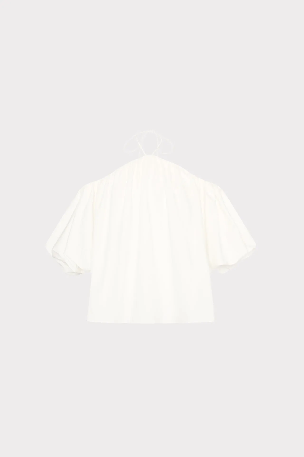 Halter Poplin Off The Shoulder Top Cold Weather