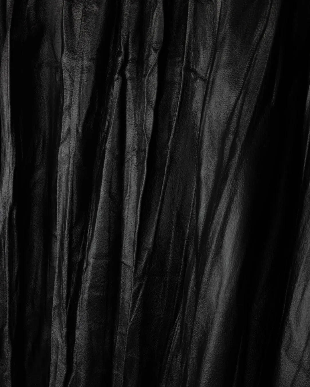 Alana Leather Pleated Skirt Playful Vibe Texture Focus