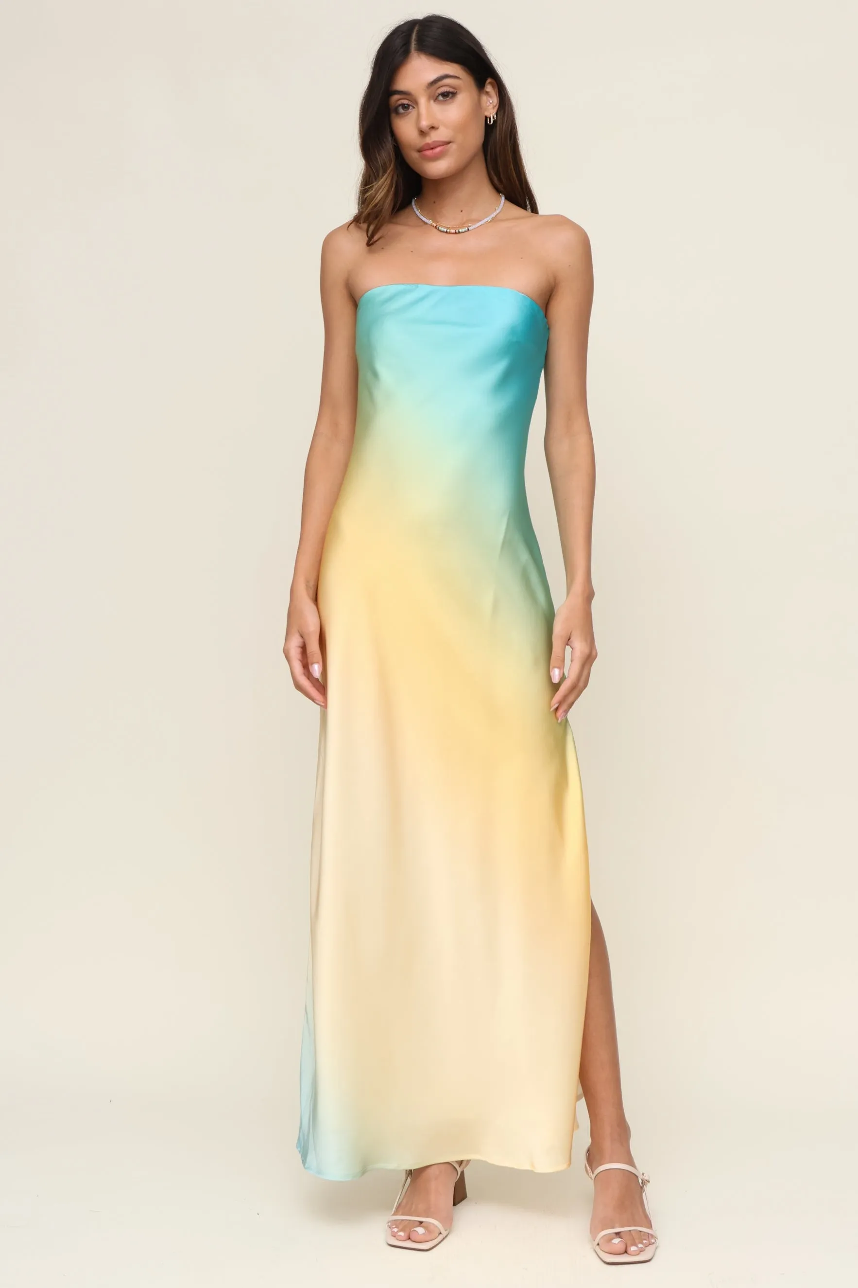 Convertible-Style Radiant Dawn Maxi Dress