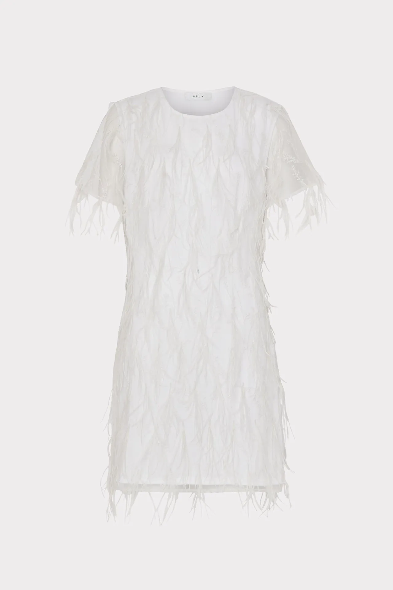 City-Style Sophisticated Wear Rana Feather Dress