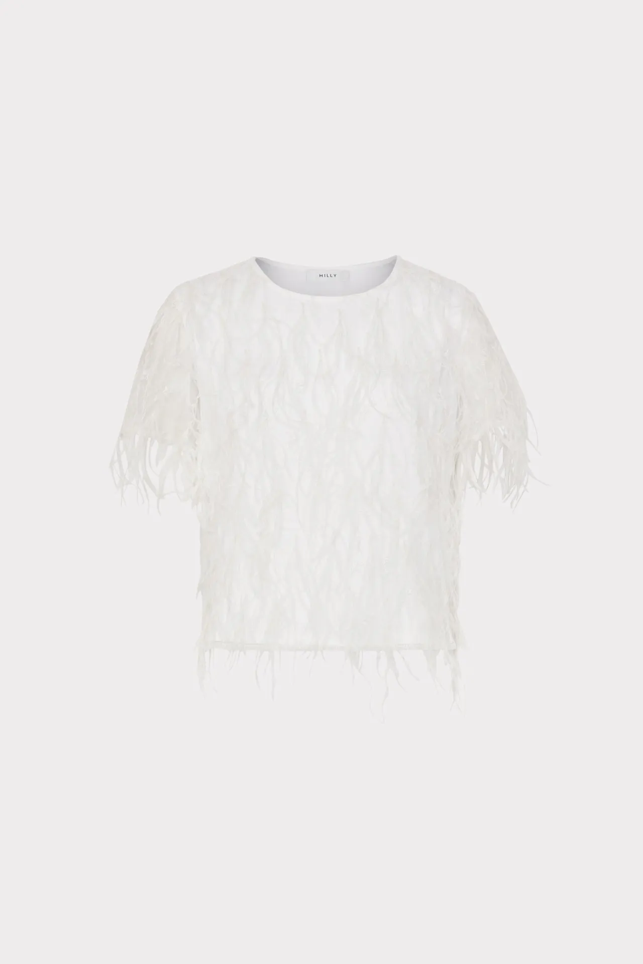 Bamboo Derived Material AntiPilling Finish Rava Feather Tee