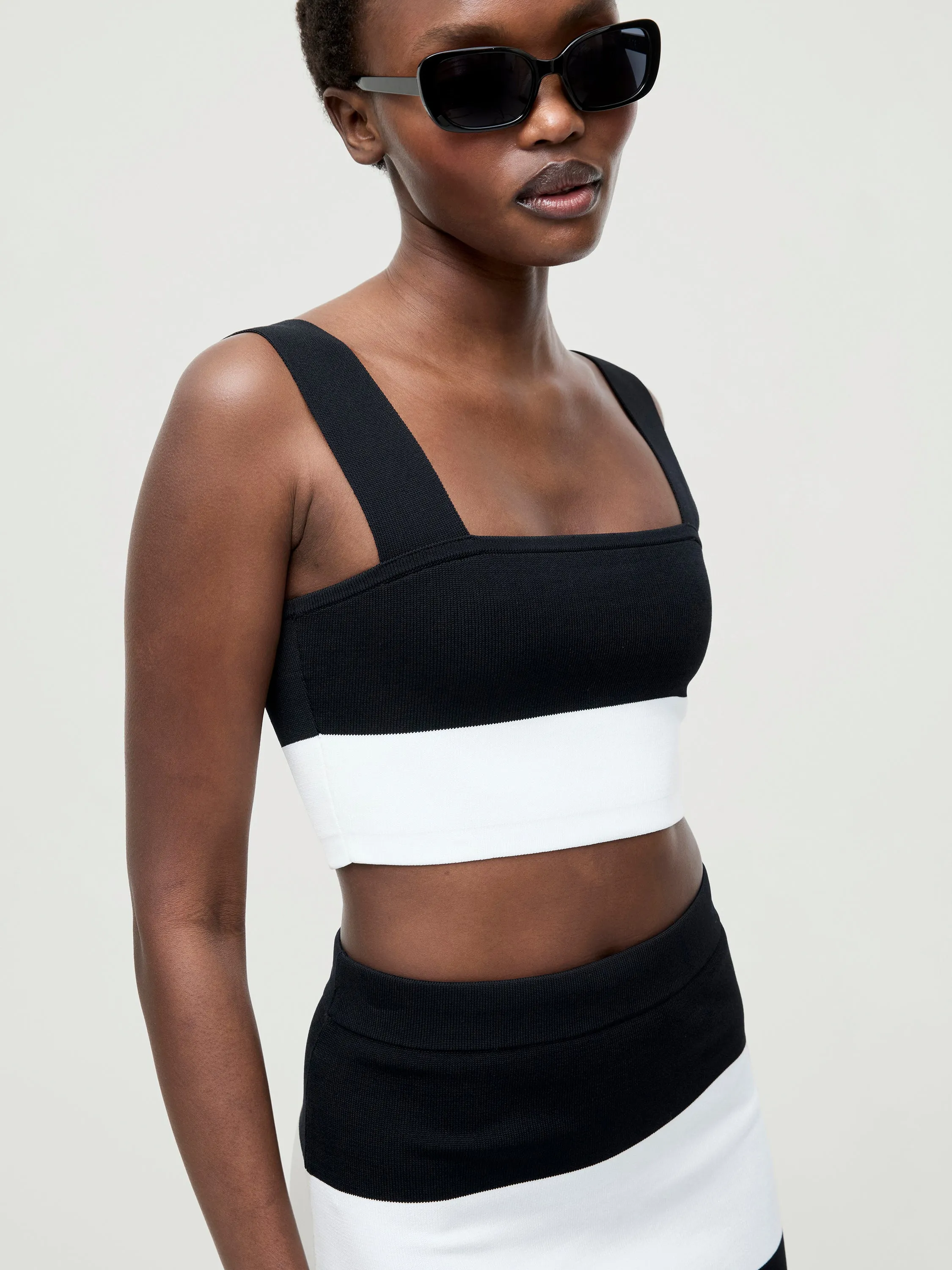 Bodycon Knit Top Antibacterial Formal Wear