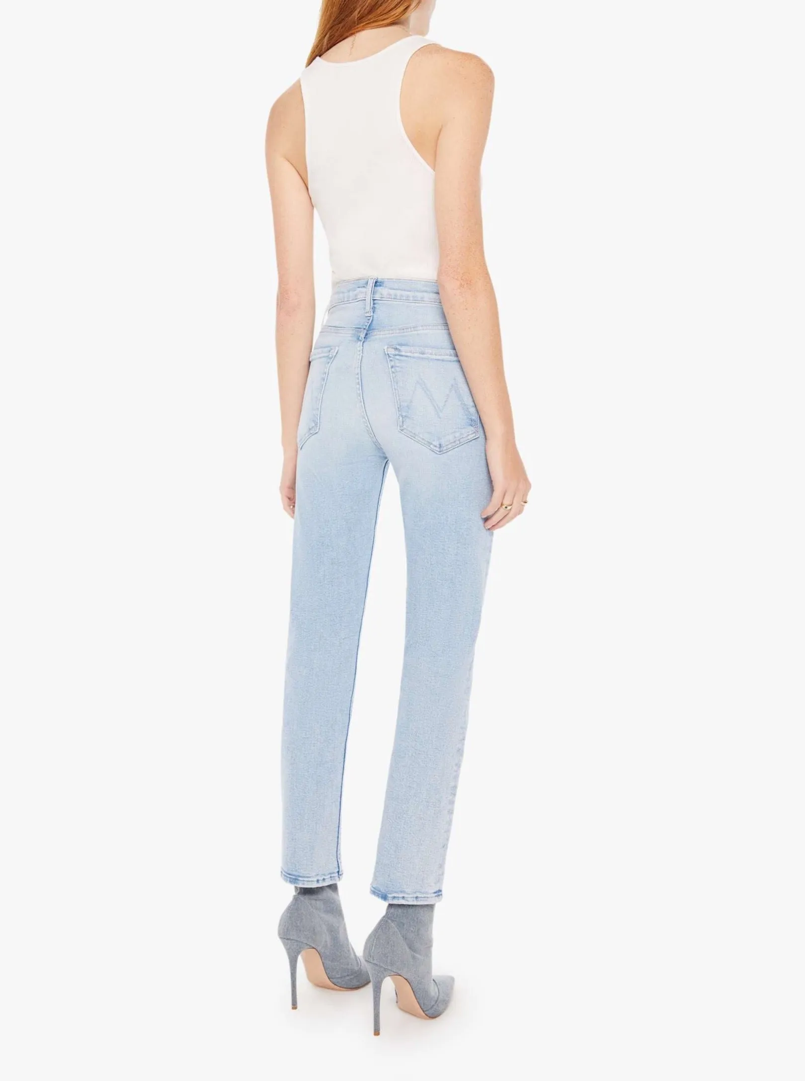 Tomcat Flood- Big Hair Don't Care Neutral Loose Softened Denim Material