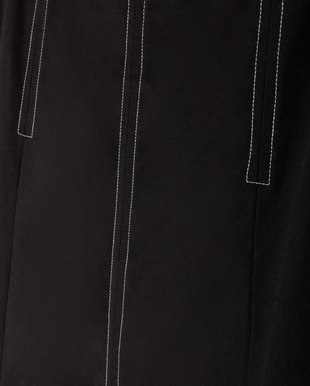 Stitch Detailed Skirt Everyday Vibe