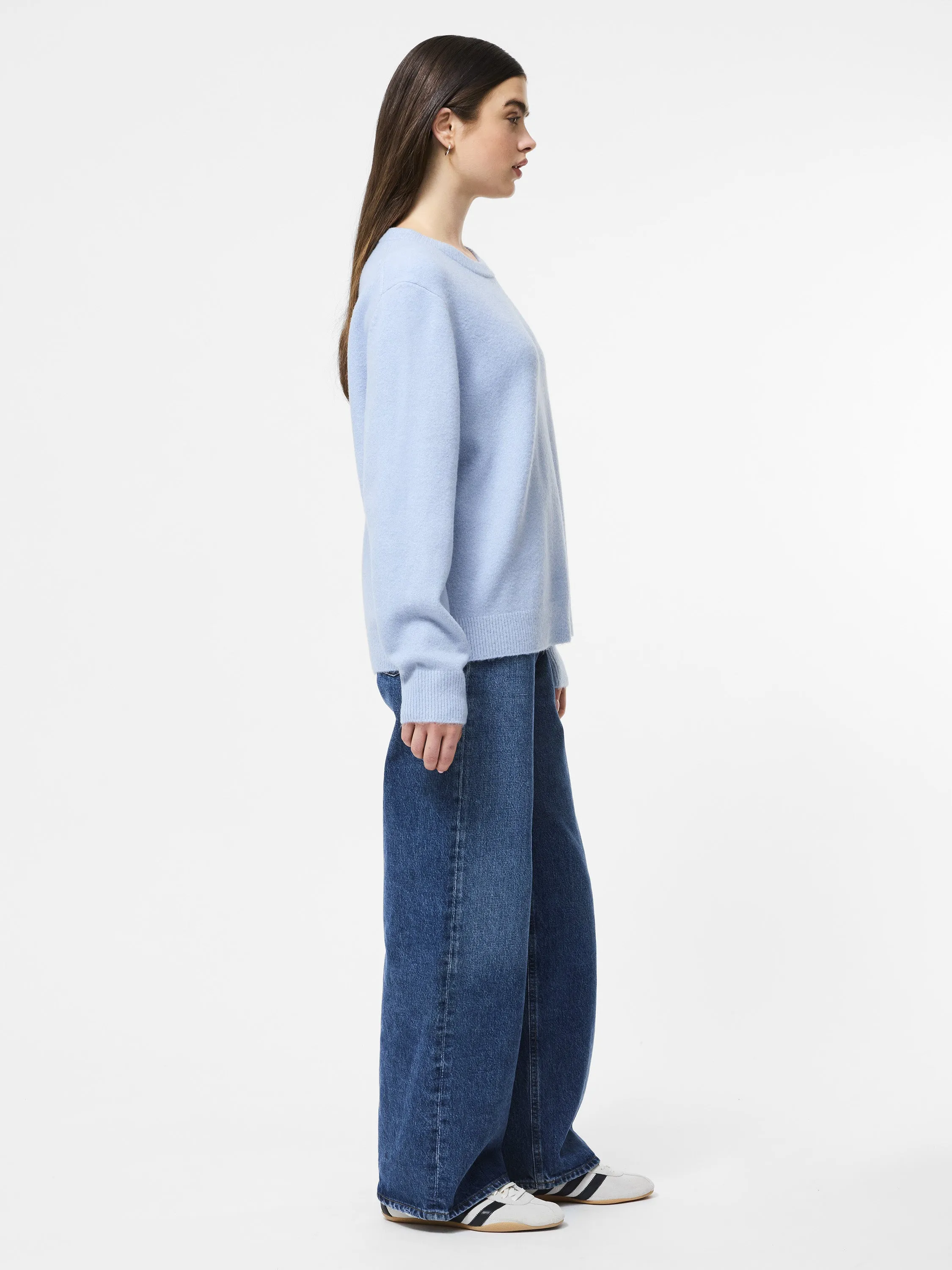 Emilia Knit Boyfriend Sweater Seam Free