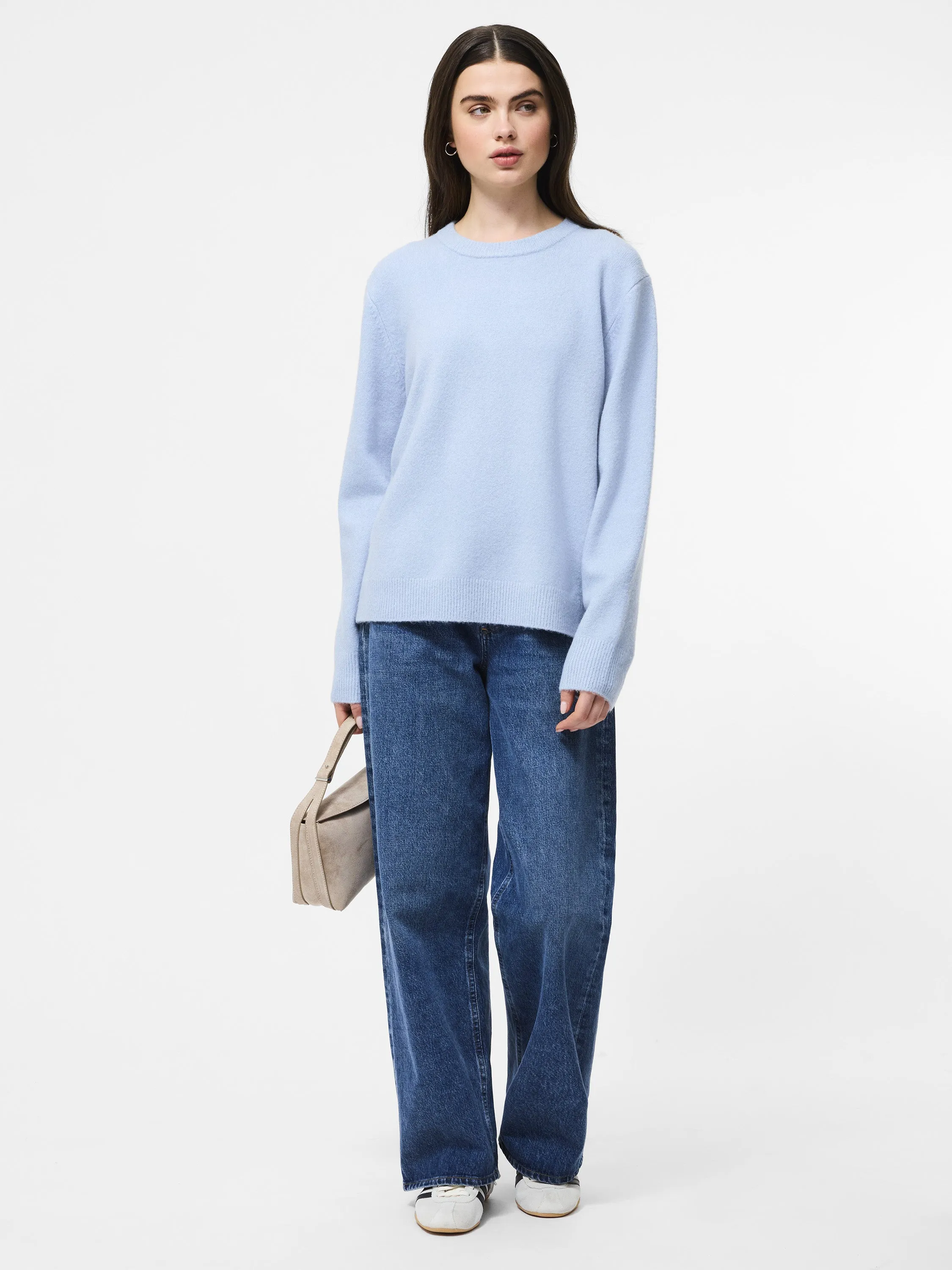 Circular Knit Sustainability Guide Brushed Inner Emilia Knit Boyfriend Sweater