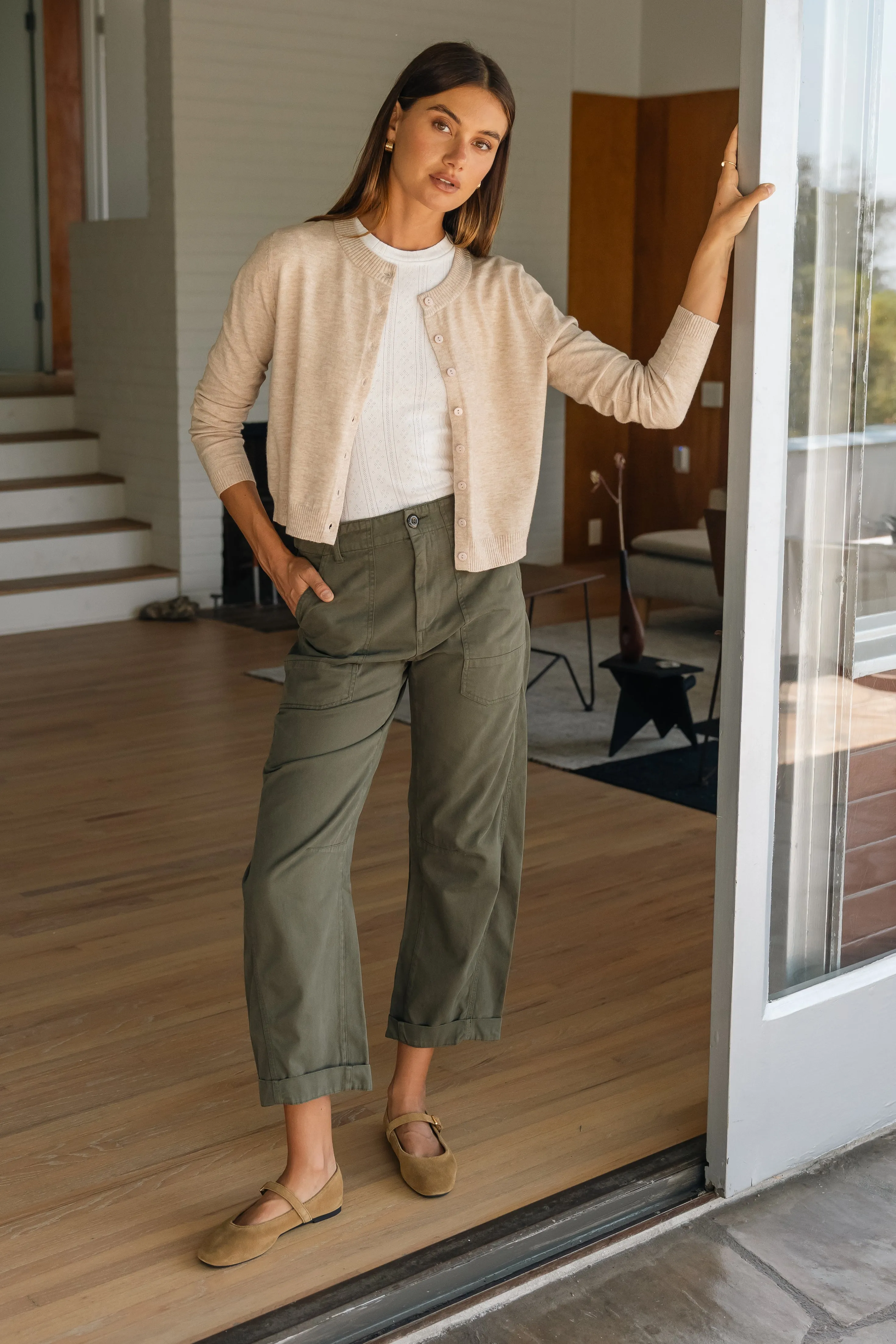 Tori Utility Pant Sequoia Chic Wear Breath Friendly