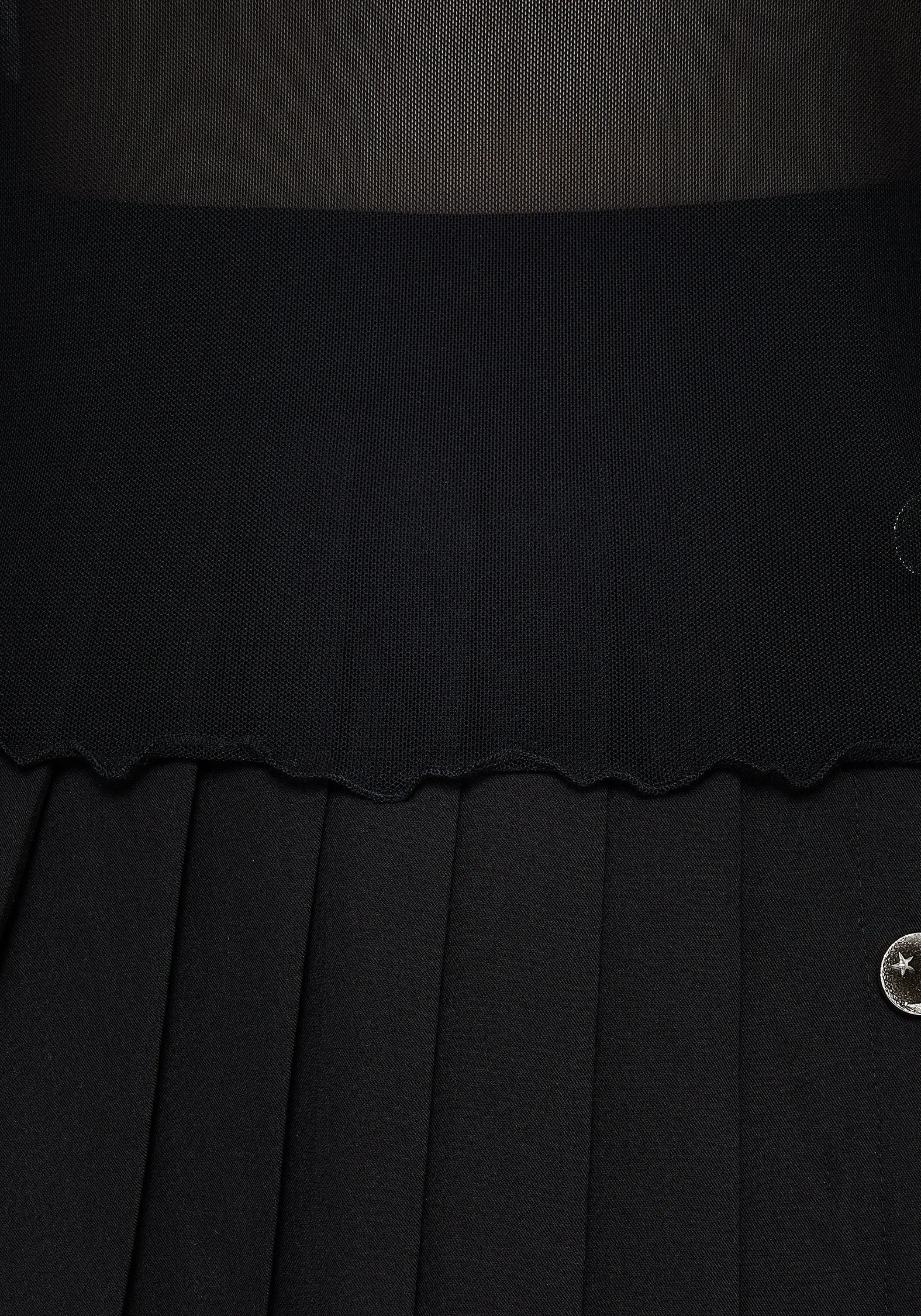 Flavia Mesh Fluted Long Sleeve Top CompressionTechnology