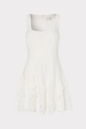 Pure Motion Ariel Cady 3D Lace Combo Dress