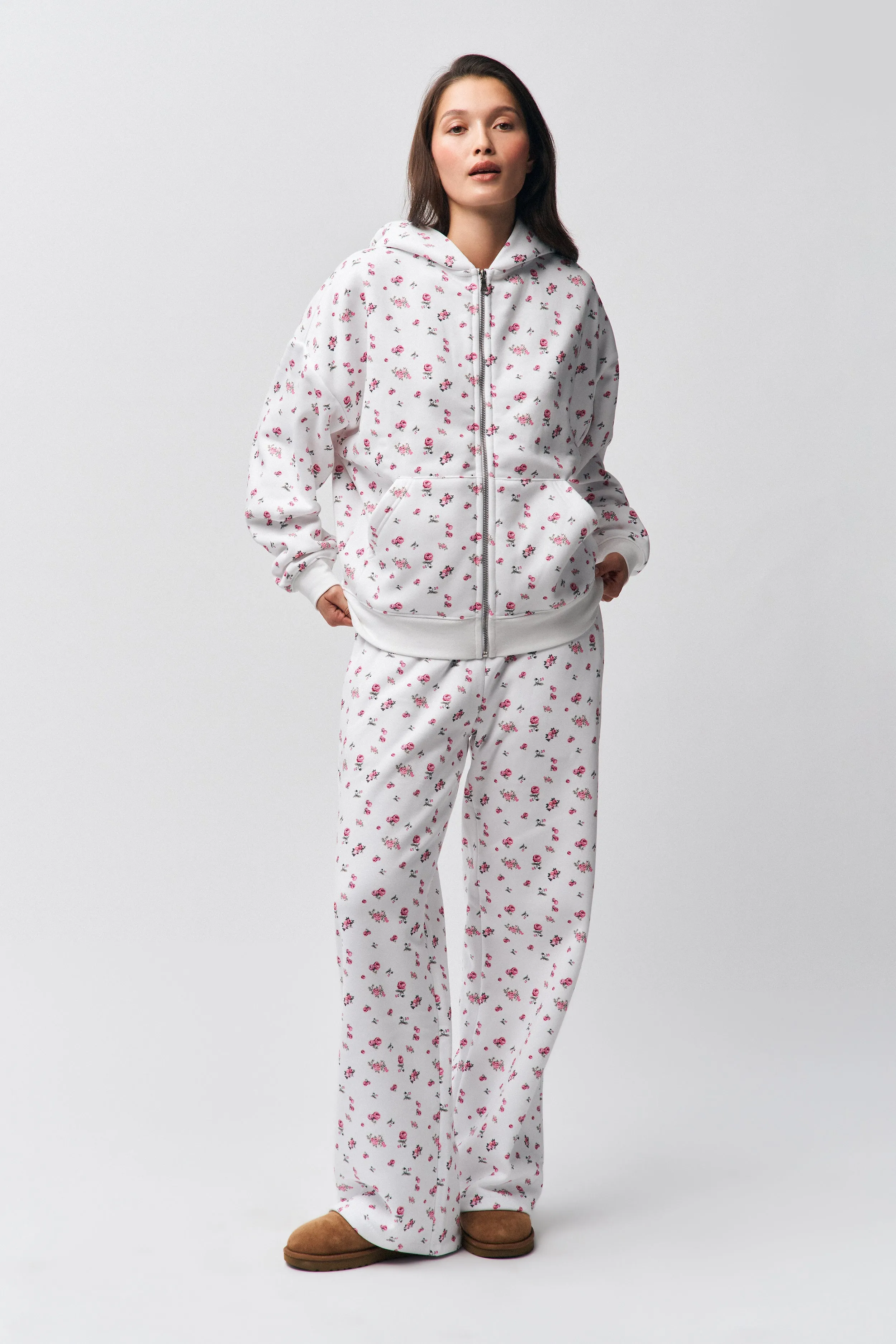 Smooth Fit Lining Relaxed Drawstring Sweatpant