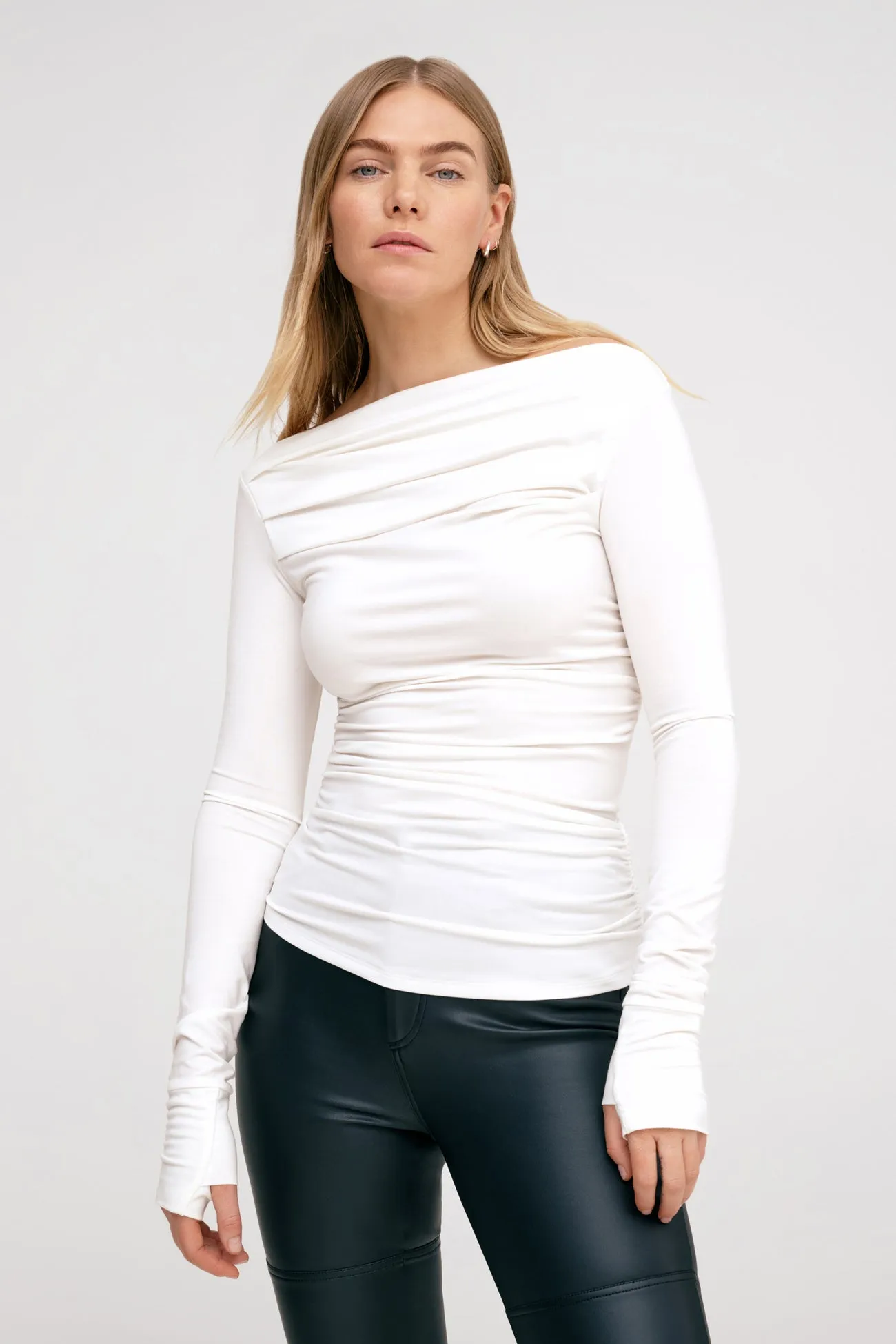 Cooper Top Casual Blouse Reinforced Shoulder Seams