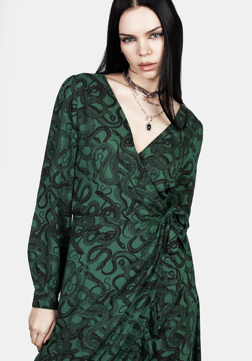 Ophidia Wrap Maxi Dress Daily Go