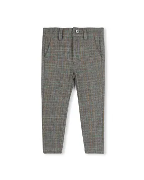 Rep Plaid  Pants Cozy Basics Rib Knit Unisex Style