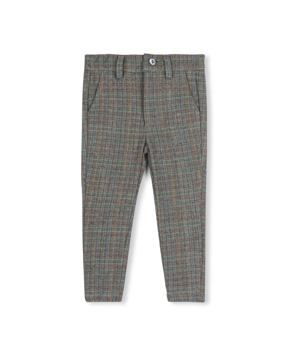 Rep Plaid  Pants Adjustable Drawstring Waist