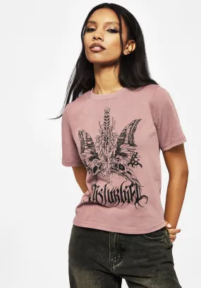 Stylish Layering Requiem Graphic Print T-Shirt