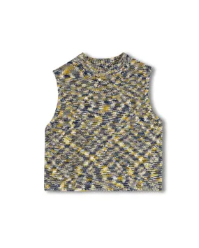 Chunky Woven Vest Travel Wear Sustainable Dye Process