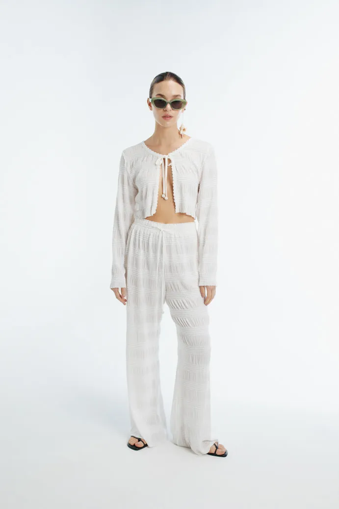 Adult Wear Workout Gear SANDY PANTS WHITE