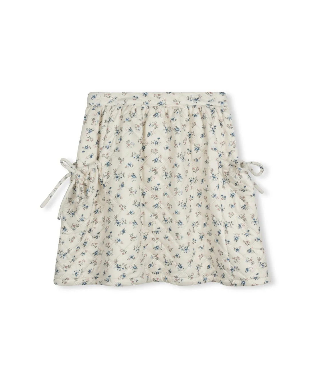 Quilted Floral Print Skirt Reinforced Seams anti static