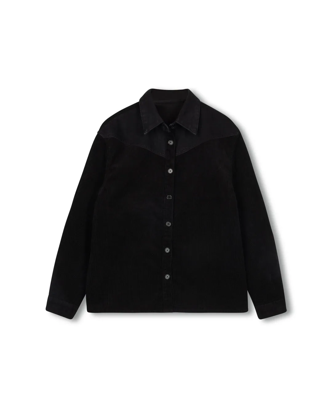 Ribbed Corduroy Shacket Packable Technology nylon blend