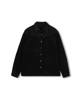 Ribbed Corduroy Shacket Packable Technology nylon blend