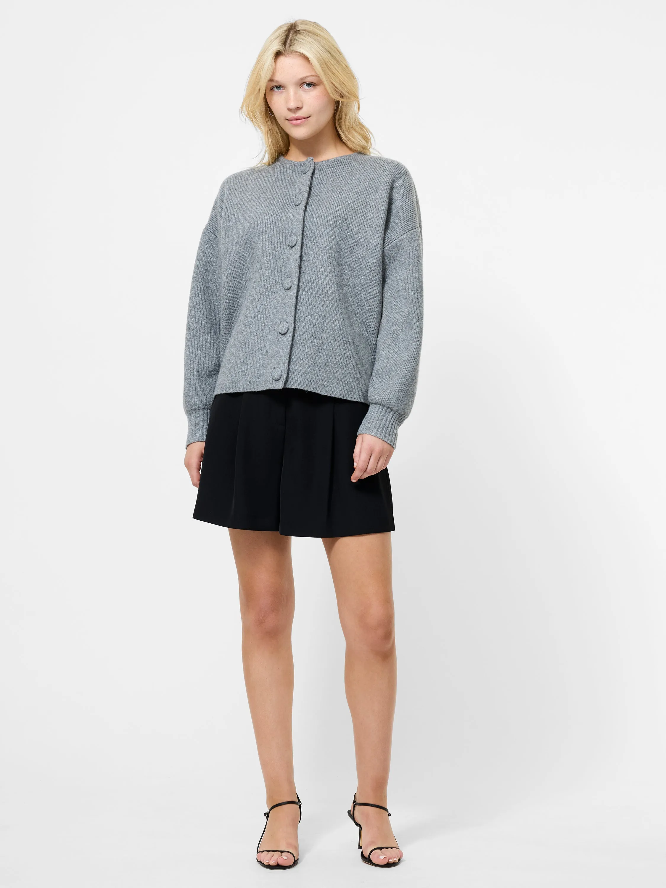 Airy Feel Relaxed Outfit Riddley Knit Drop Shoulder Cardigan