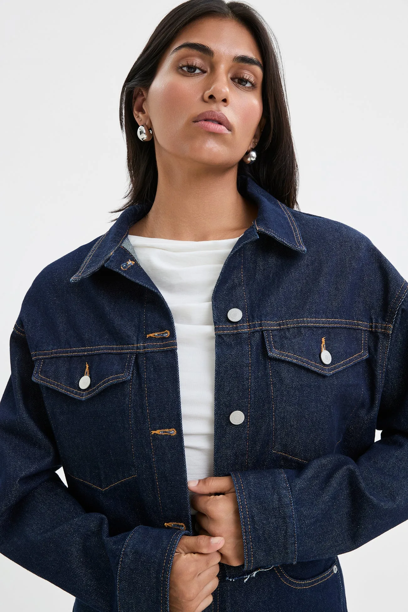 Rockland Denim Jacket Detachable Layer Taped Seam Technology