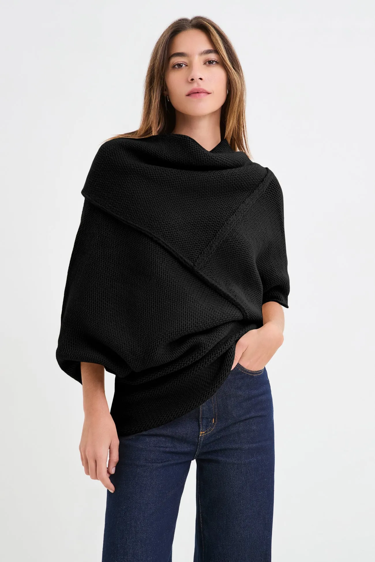 Palmer Knit Top HighStretchElastic Stretch Fit Top