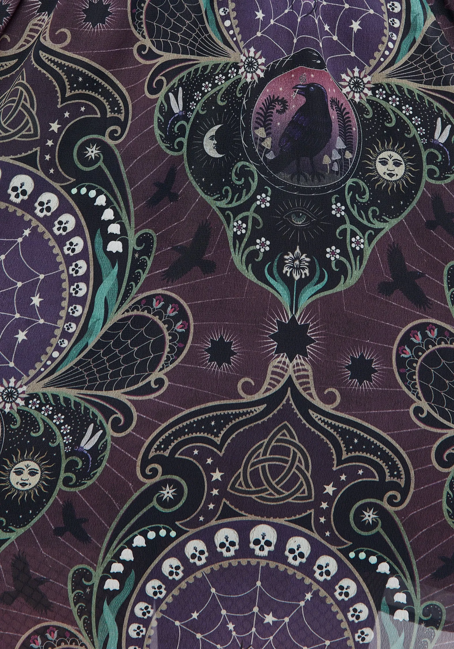 Clarette Chiffon Frill Collar Mini Shirt Dress Fold-Over-Detail Street Mood