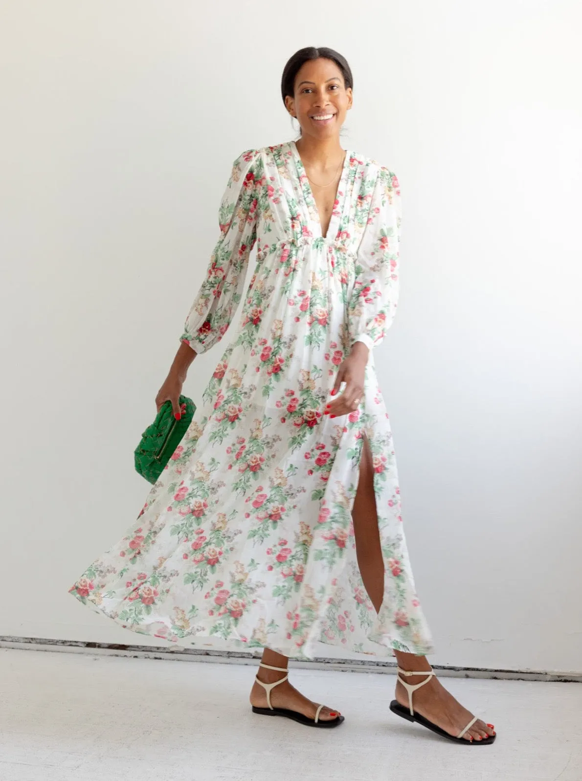 Rosalyn Chiffon Maxi Skin Tone