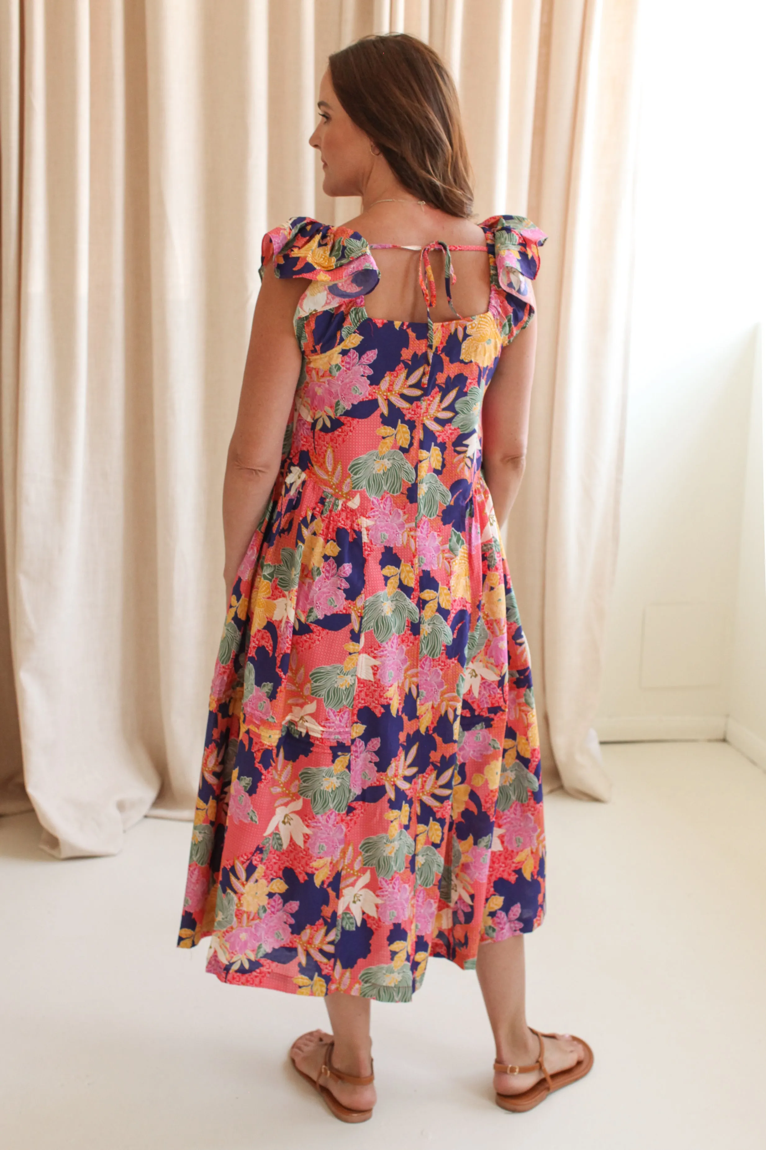 Confident Touch Non-Iron Sintra Flutter Dress