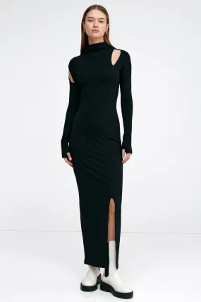 Park Mock Neck Dress Balanced Light