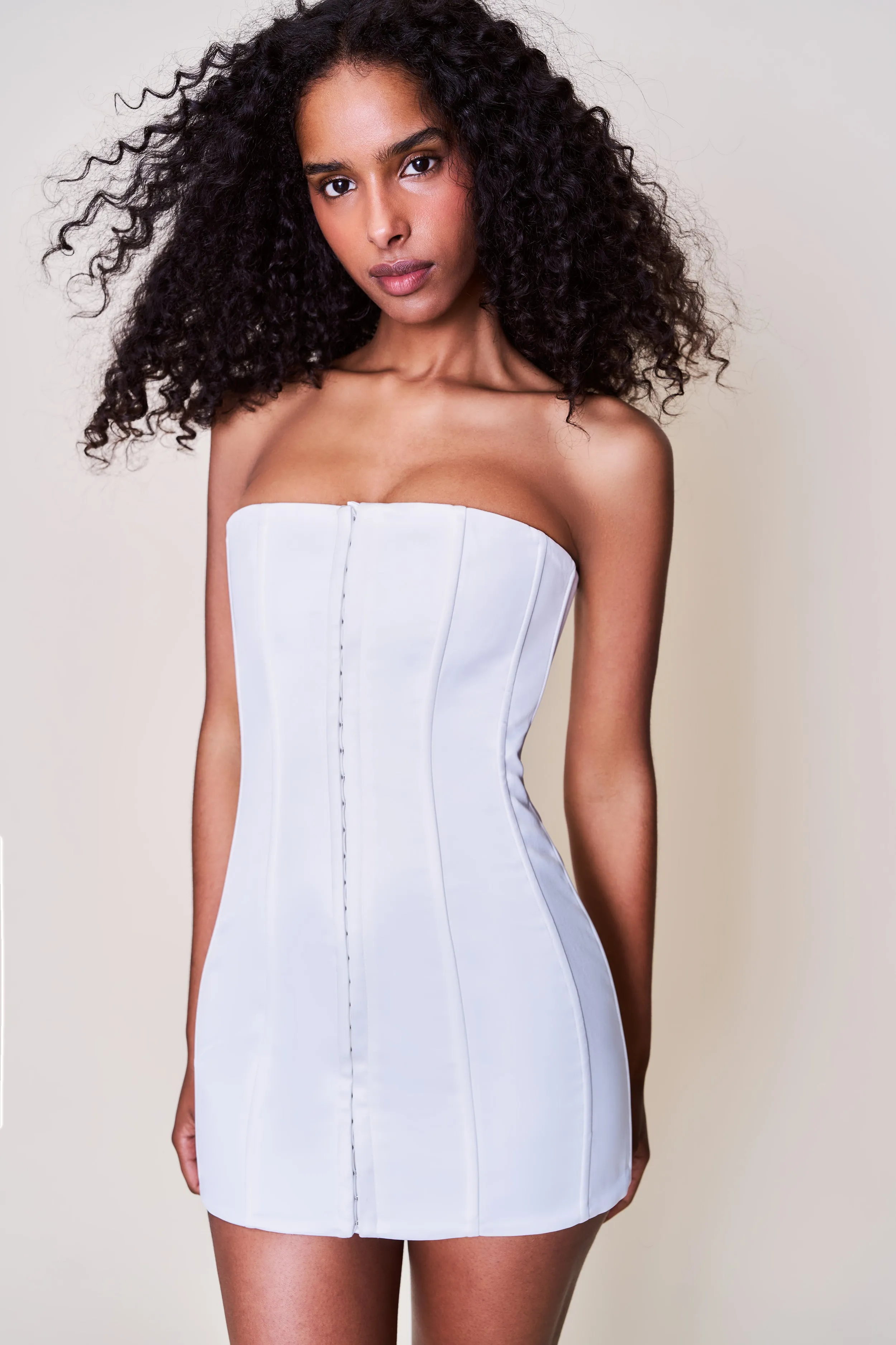 Versatile Comfort Wear Satin Corset Dress