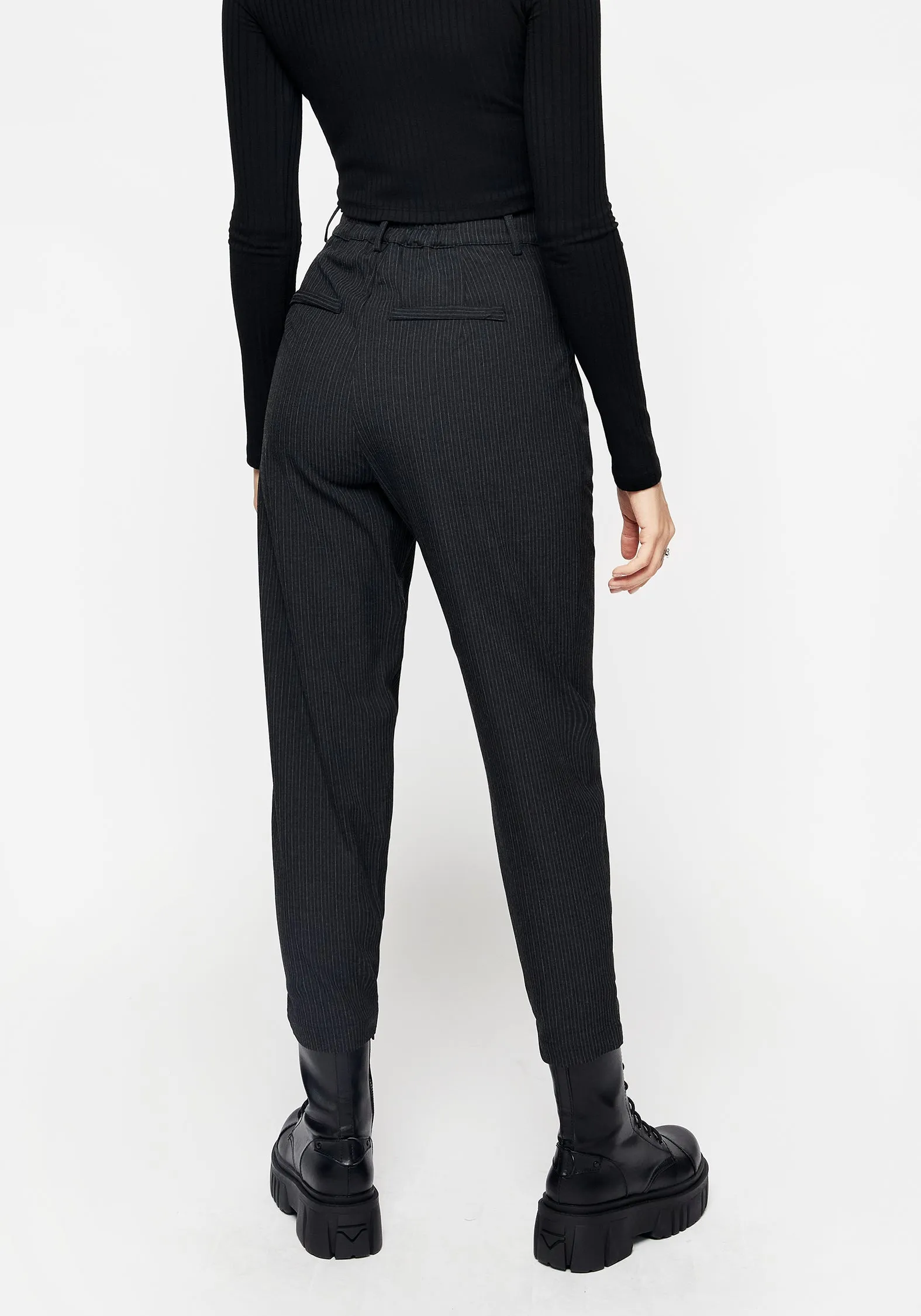 Merci High Waist Tapered Trouser Casual Comfort