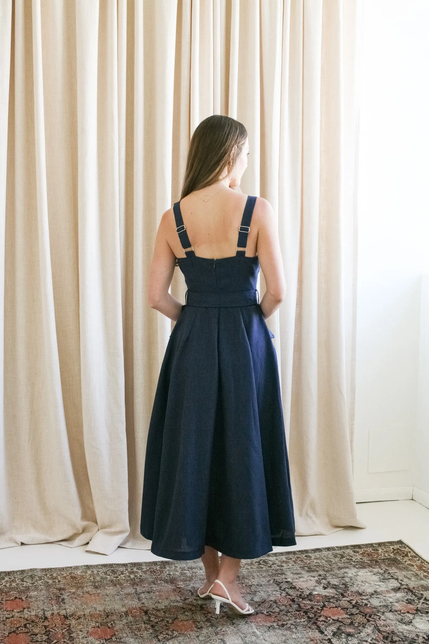 Bethany Belted Midi Dress Anytime Fit Must Have