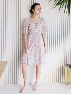 Florence Midi Dress Date Vibe Textured Flow