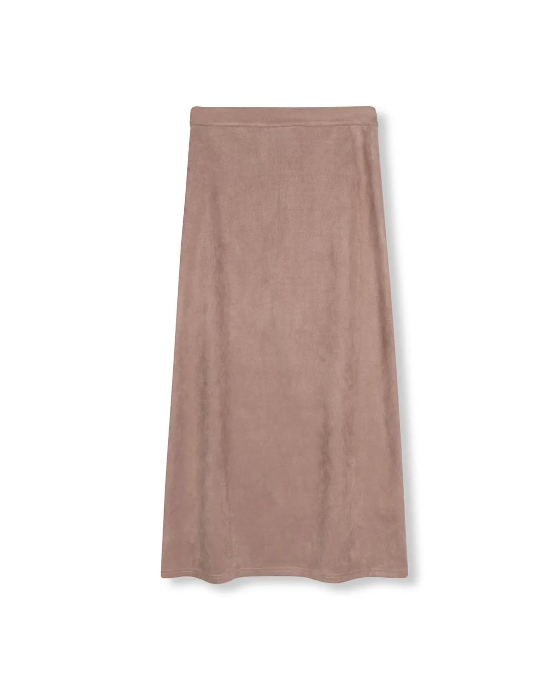 Urban - Straight Suede Skirt Earth Tones Cozy Tones