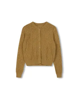 Ralo Knit Cardigan Breathable Mesh Panels Basic Must-Have