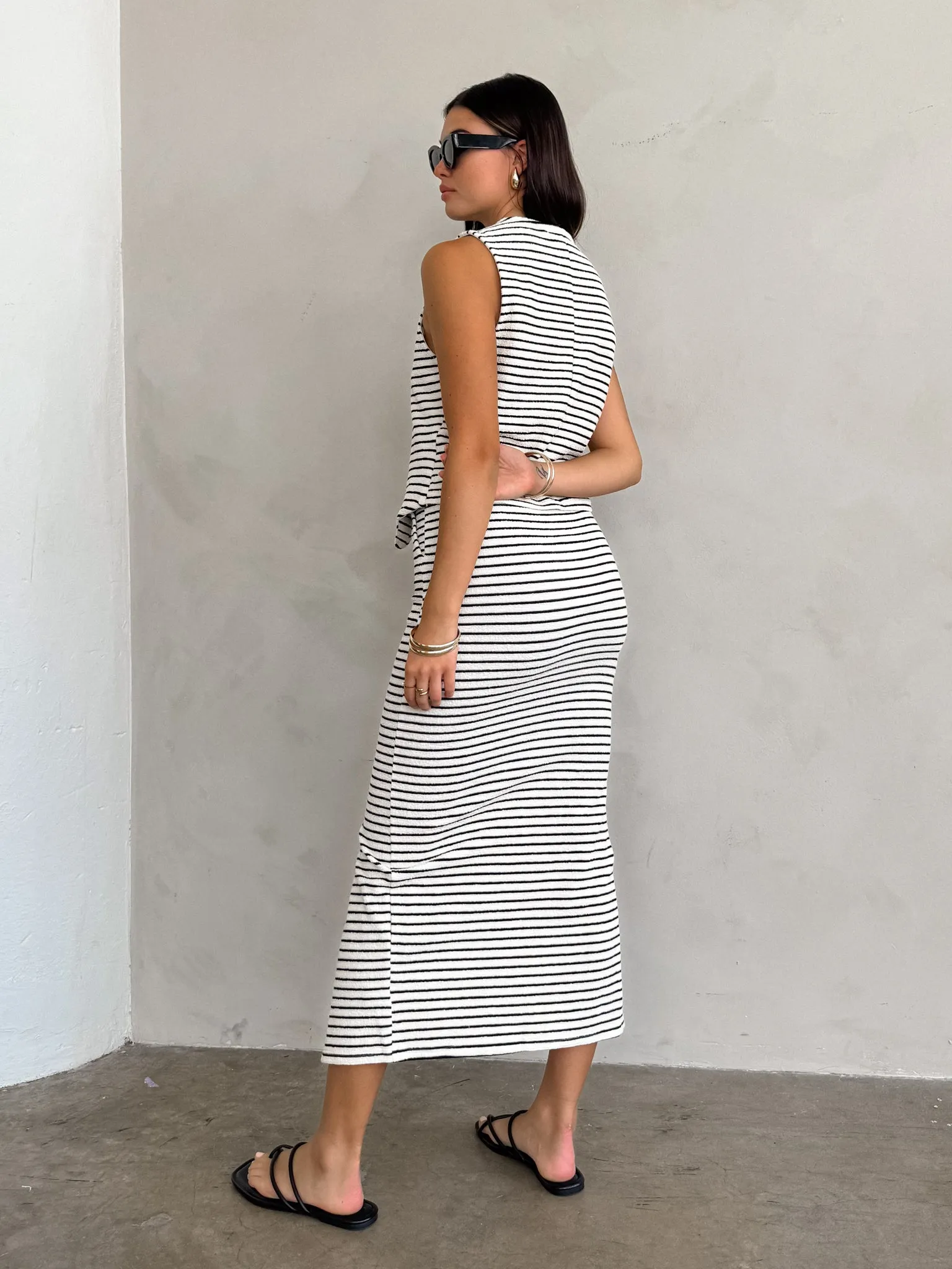 Lana Stripe Knit Skirt - Final Sale Smart Look Seasonal Layer
