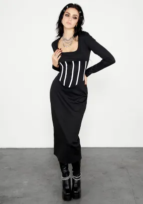 Seance Corset Jersey Dress Simple Ease