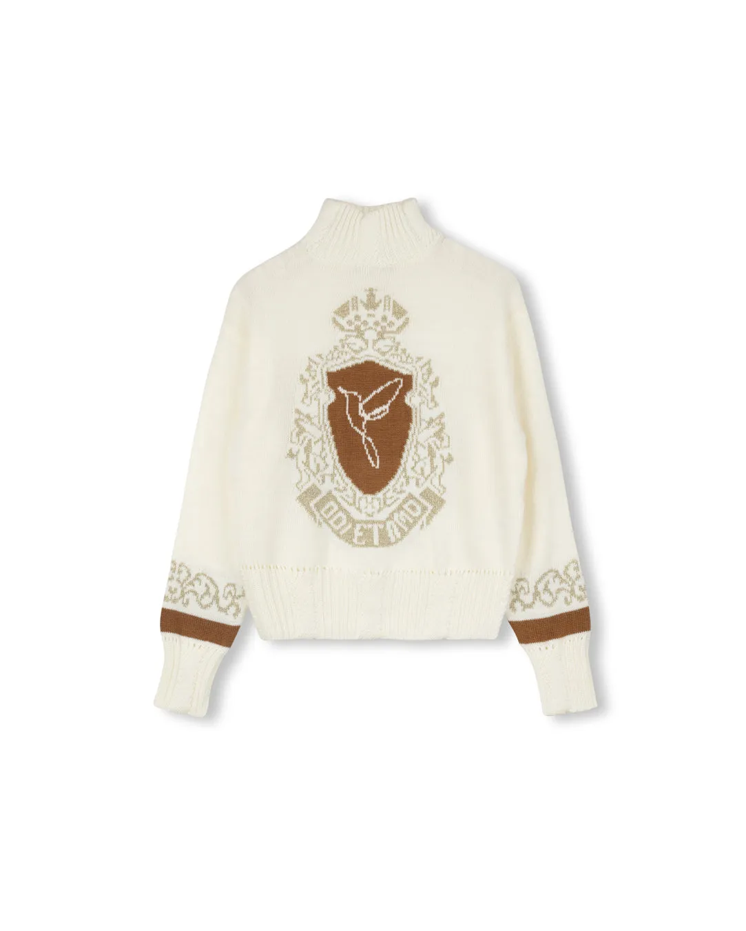 Colorfast Dye Method Knit Turtleneck Top