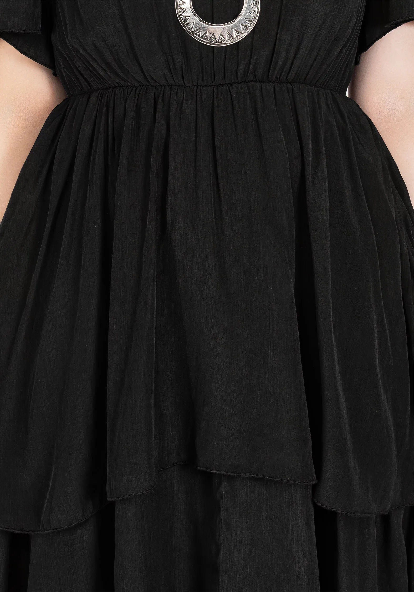 Move Free Lumen Tiered Midaxi Dress