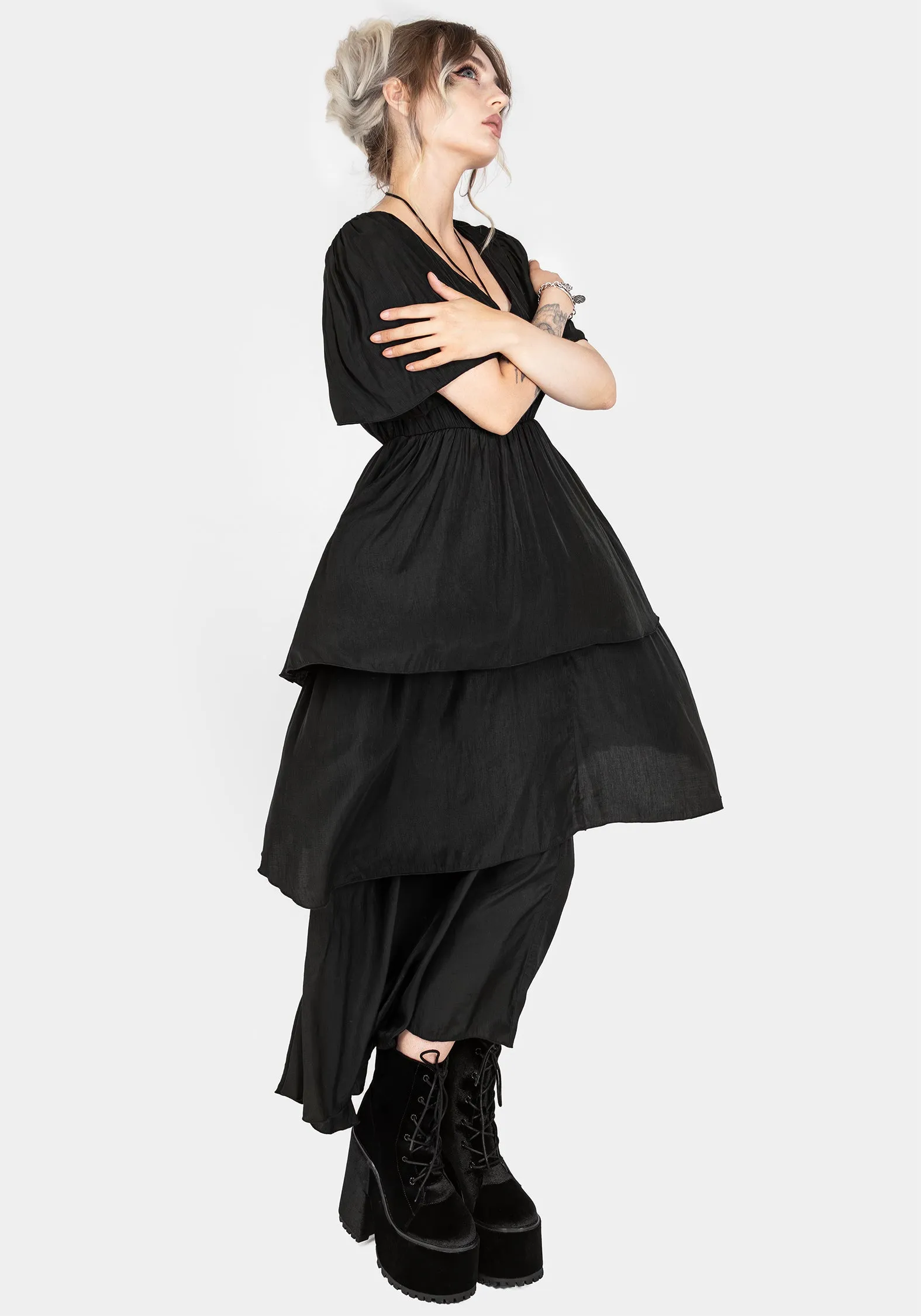 Lumen Tiered Midaxi Dress Classic structured dress Soft Colorway