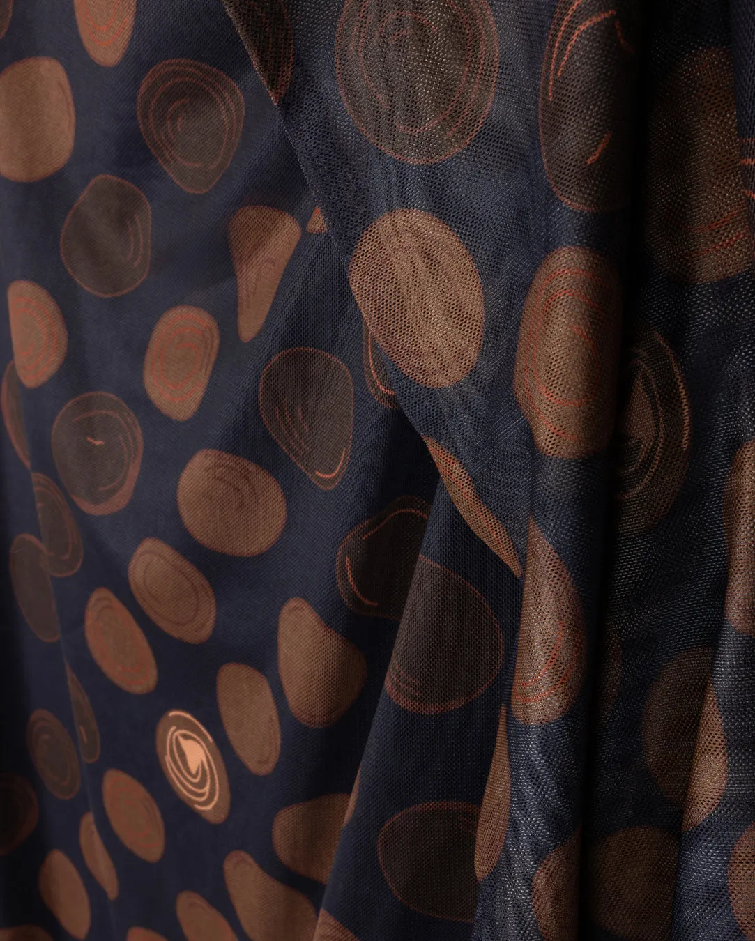 Selman Mesh Maxi Skirt Neat Finish