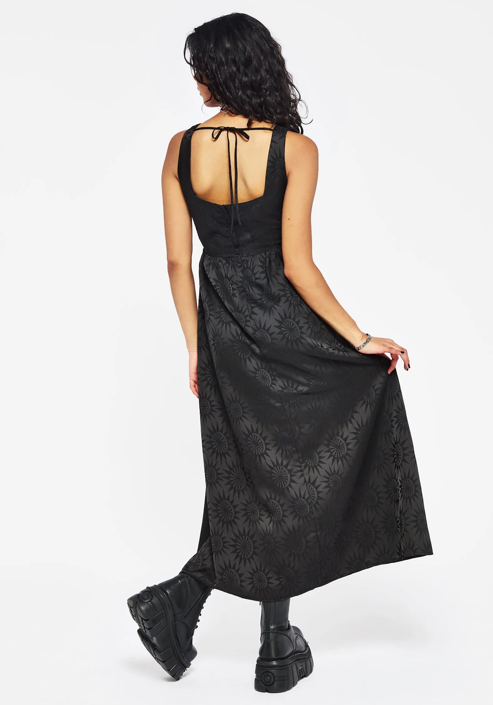 Semine Celestial Printed Cami Midi Dress Lounge Outfit Smart Pairing