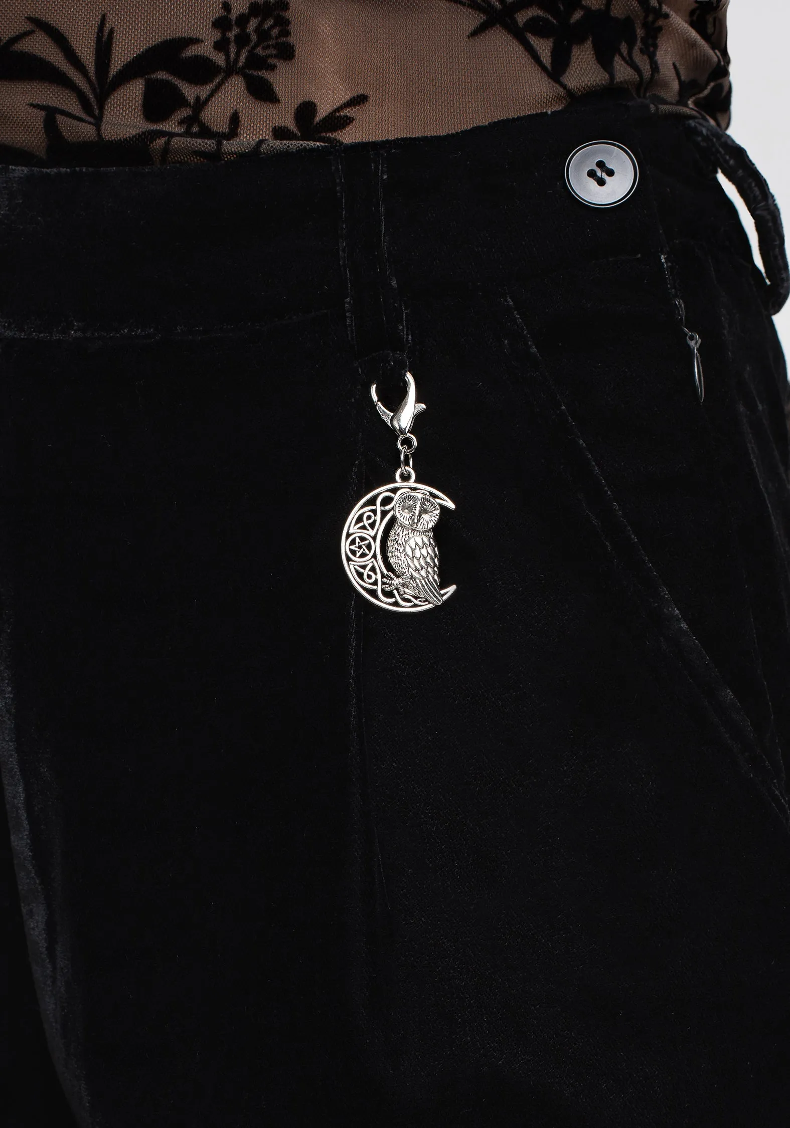 Soft Movement Shadow Velour Tapered Trousers