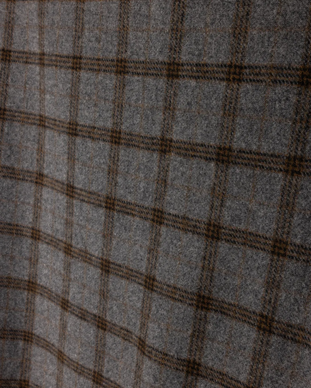 Elevated Casual Front Slit A-line Abstract Plaid Skirt