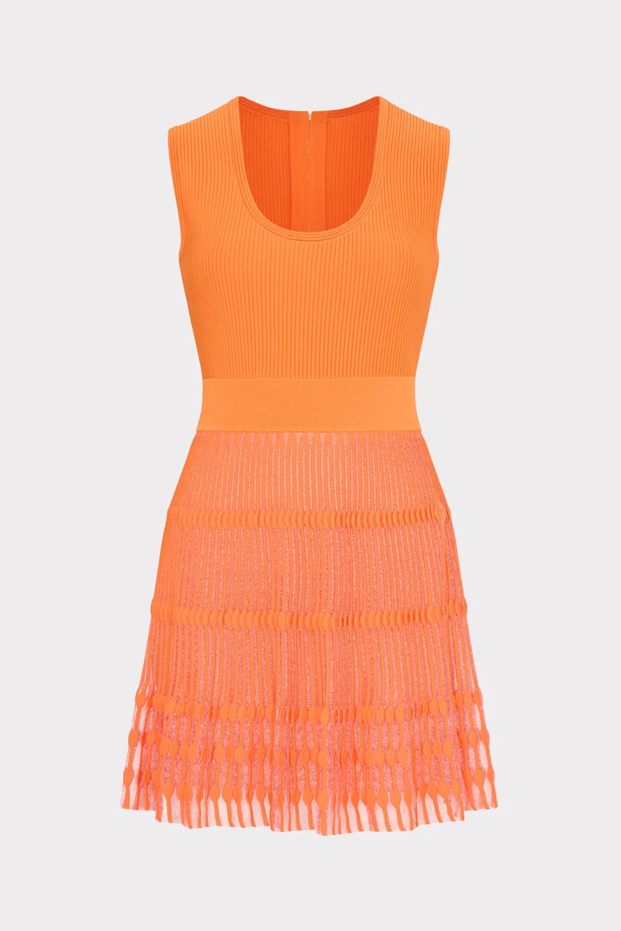 Sheer Knit Fit And Flare Mini Dress Winter Classic