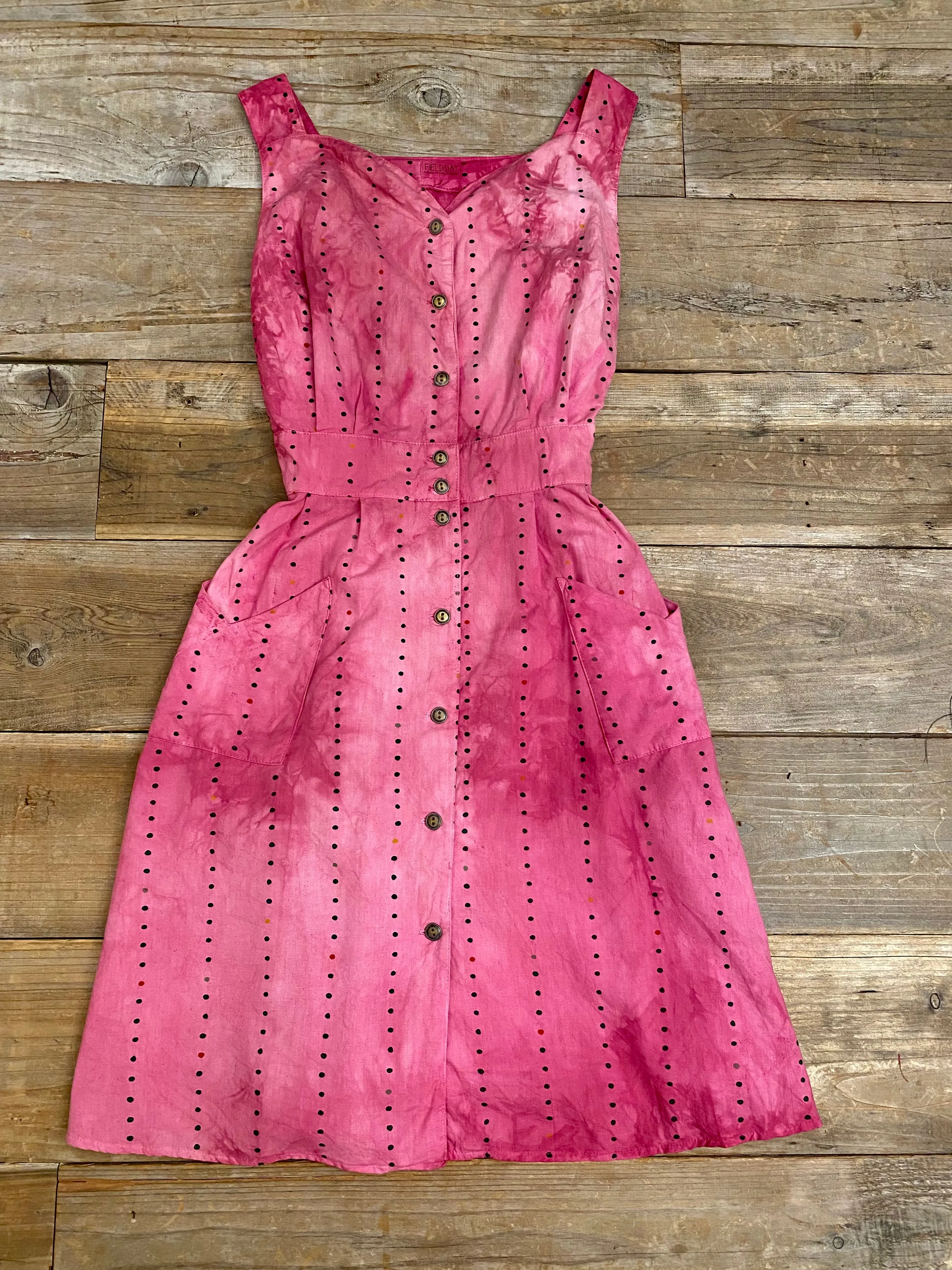 Sheet Dress in One of a Kind in X Large Vibrant Tone Feminine Look