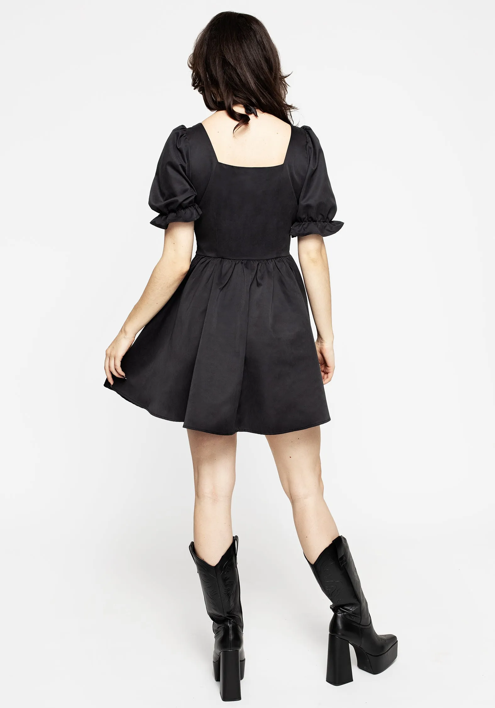 Multipurpose Gwendoline Embroidered Mini Dress