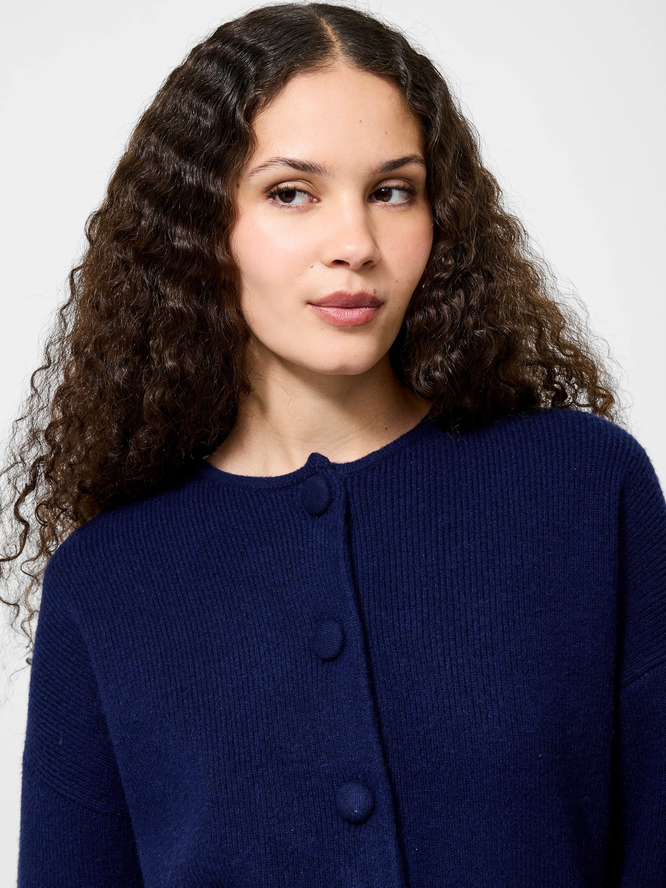 quick dry ShapeRetention Fabric Riddley Knit Drop Shoulder Cardigan